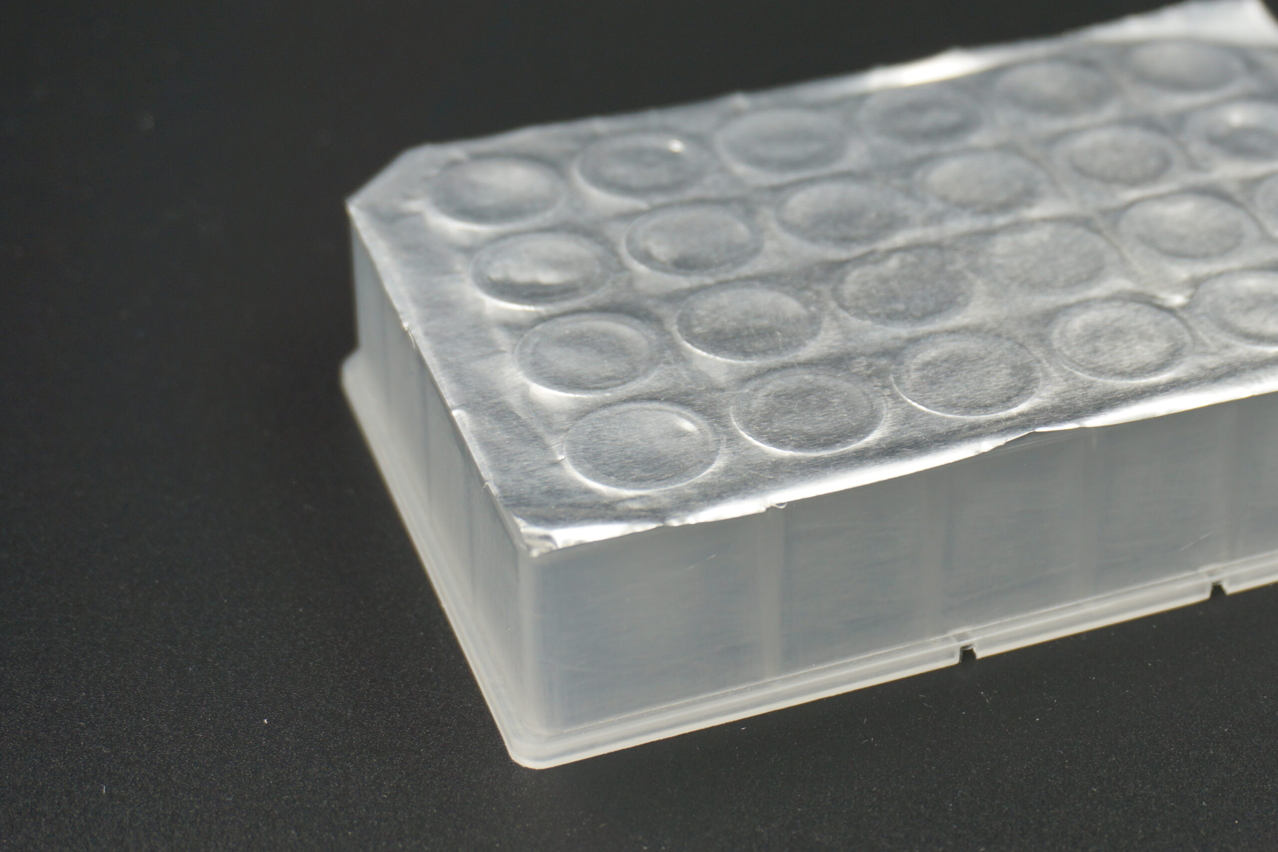 Microtiter Plate Foil Seal Up Close