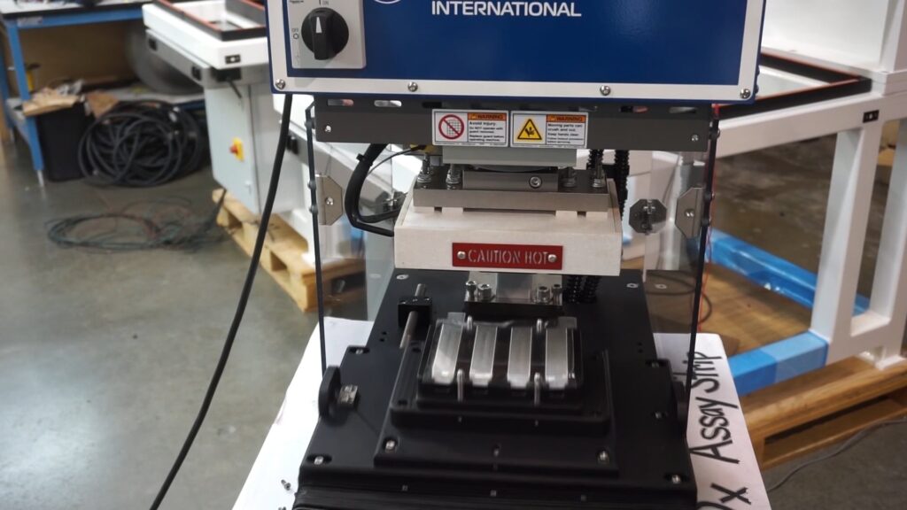 Foil sealing microwell plates in 4-up configuration using Thermal Press machine
