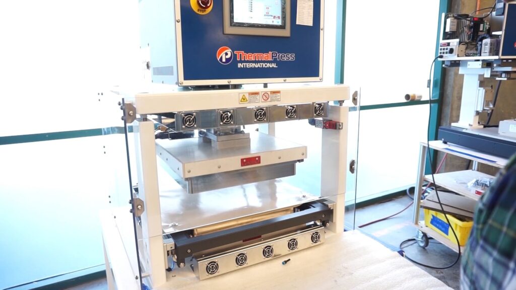 Heat sealing perfusion bioreactor bag using Thermal Press machine